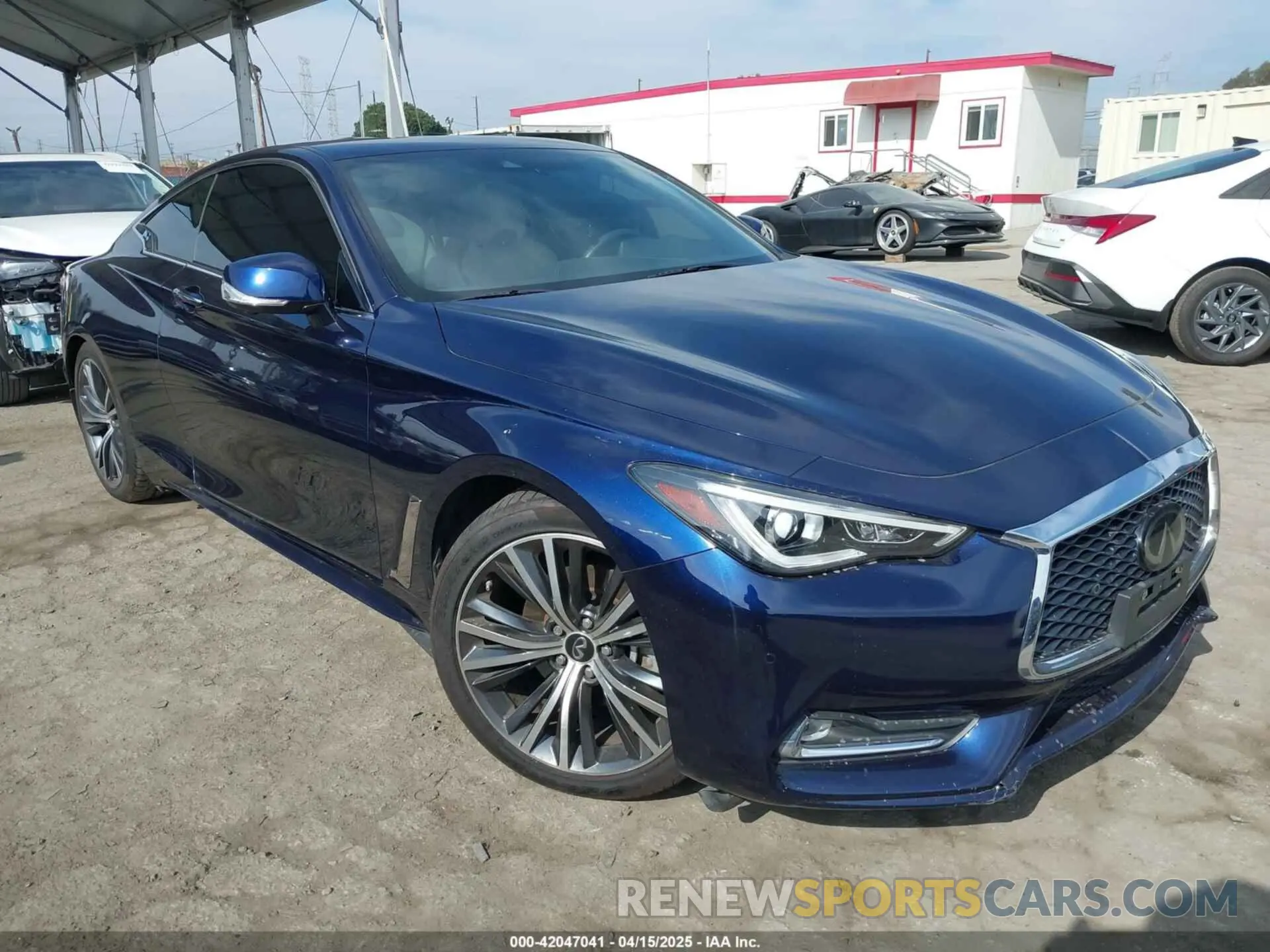 1 Photograph of a damaged car JN1EV7KK7MM411041 INFINITI Q60 2021
