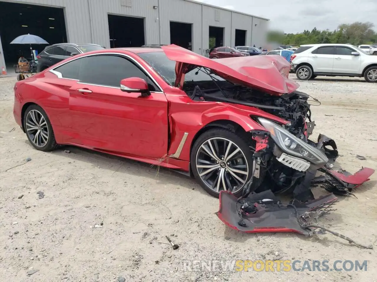 4 Photograph of a damaged car JN1EV7KK8MM410898 INFINITI Q60 2021