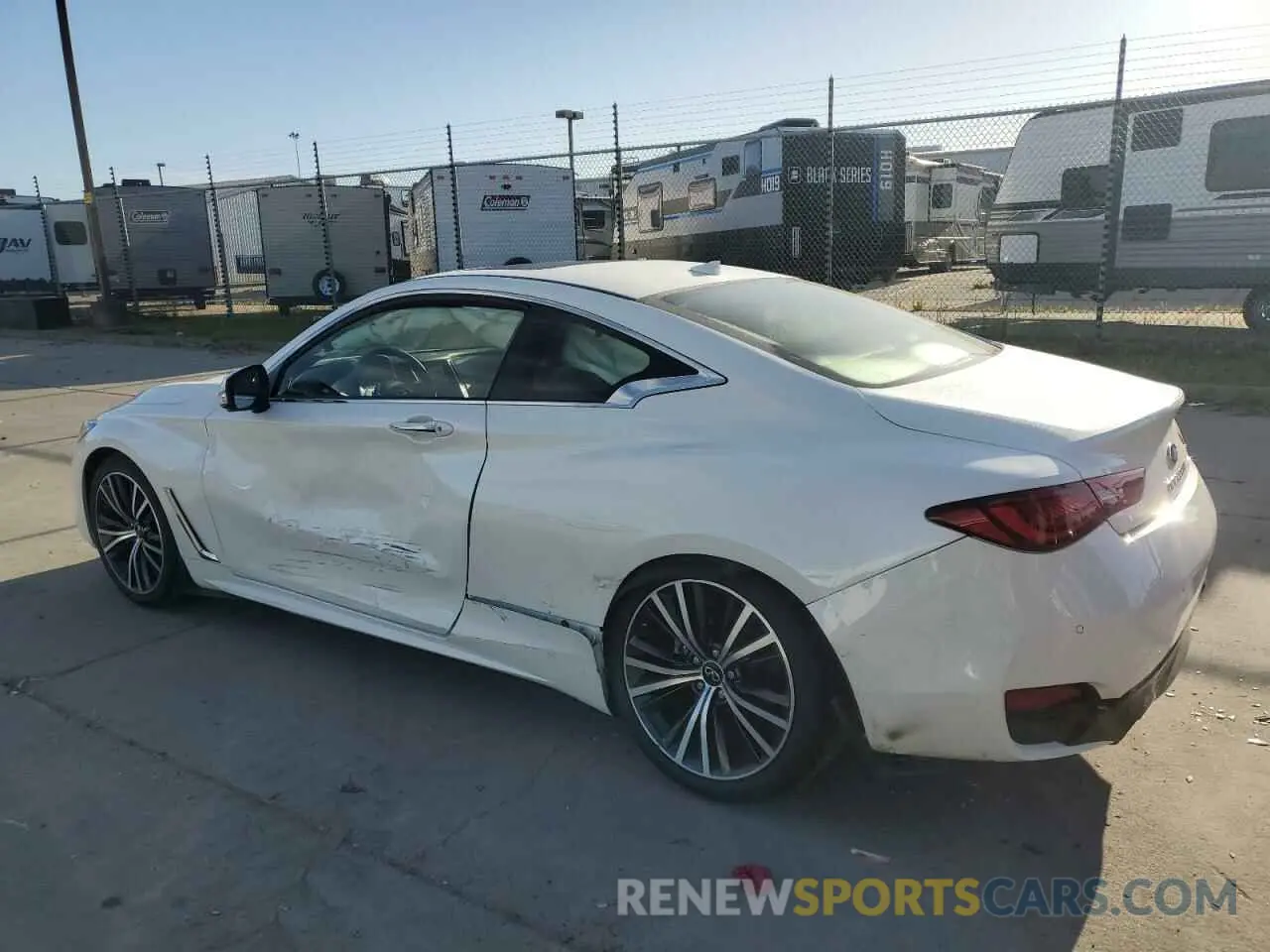 2 Photograph of a damaged car JN1EV7KK9MM411123 INFINITI Q60 2021
