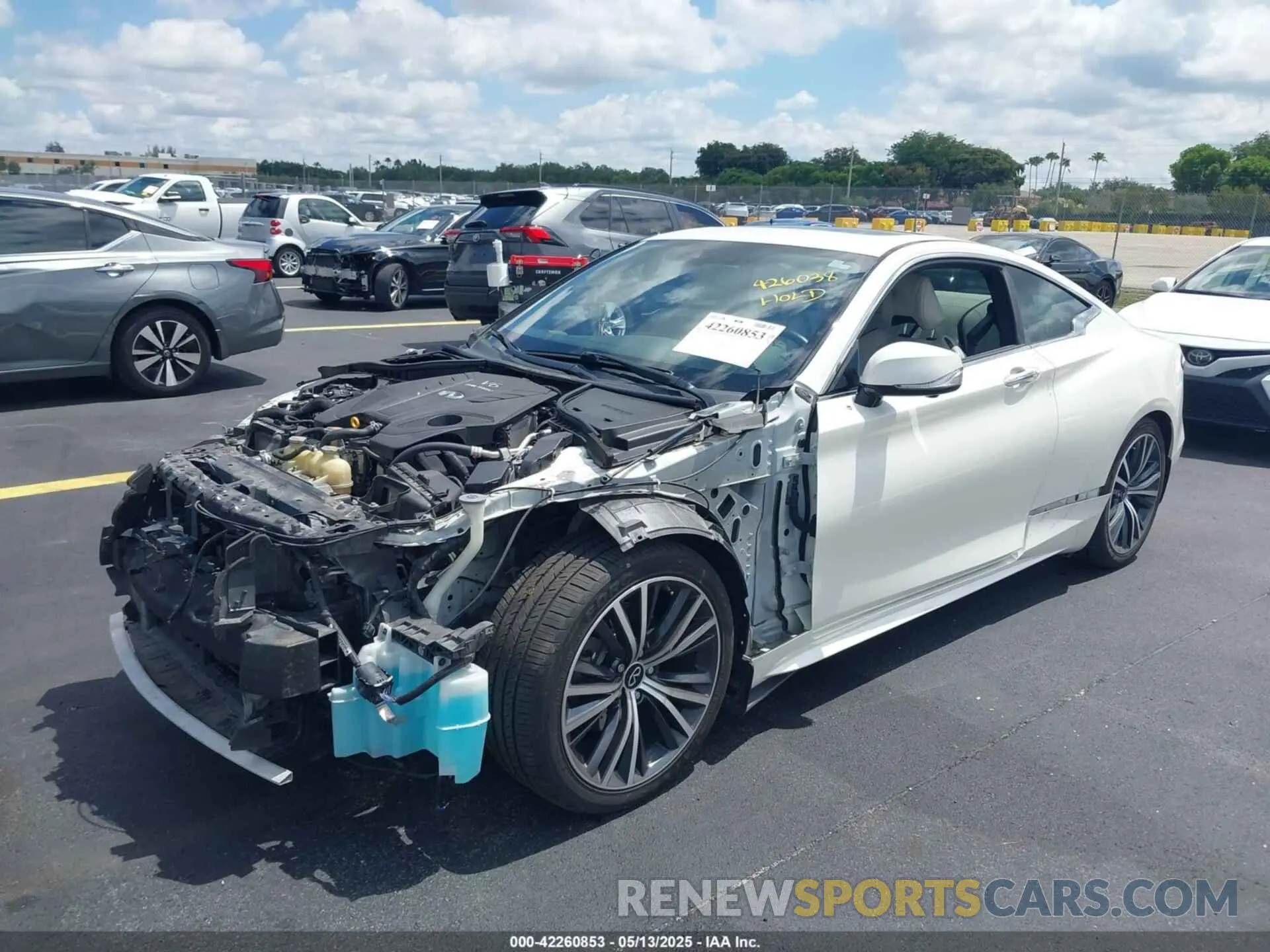2 Photograph of a damaged car JN1EV7KKXMM410062 INFINITI Q60 2021