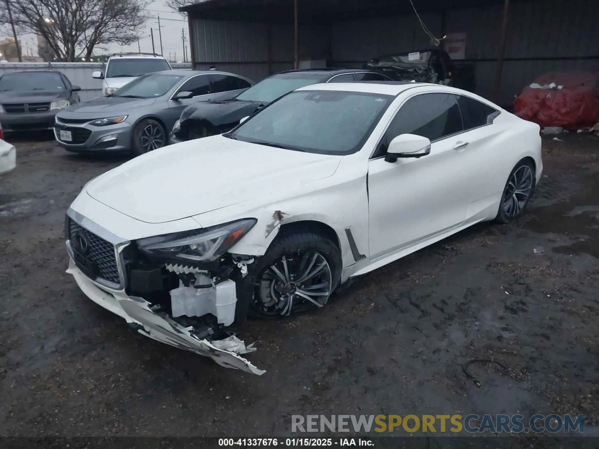 2 Photograph of a damaged car JN1EV7KL1MM470045 INFINITI Q60 2021
