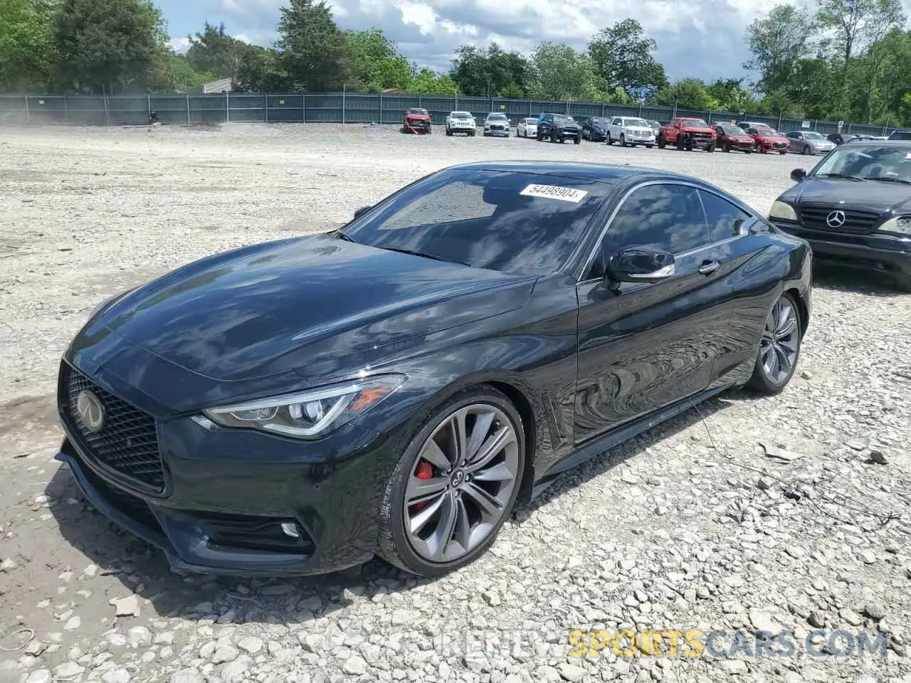 1 Photograph of a damaged car JN1FV7LK4MM530345 INFINITI Q60 2021