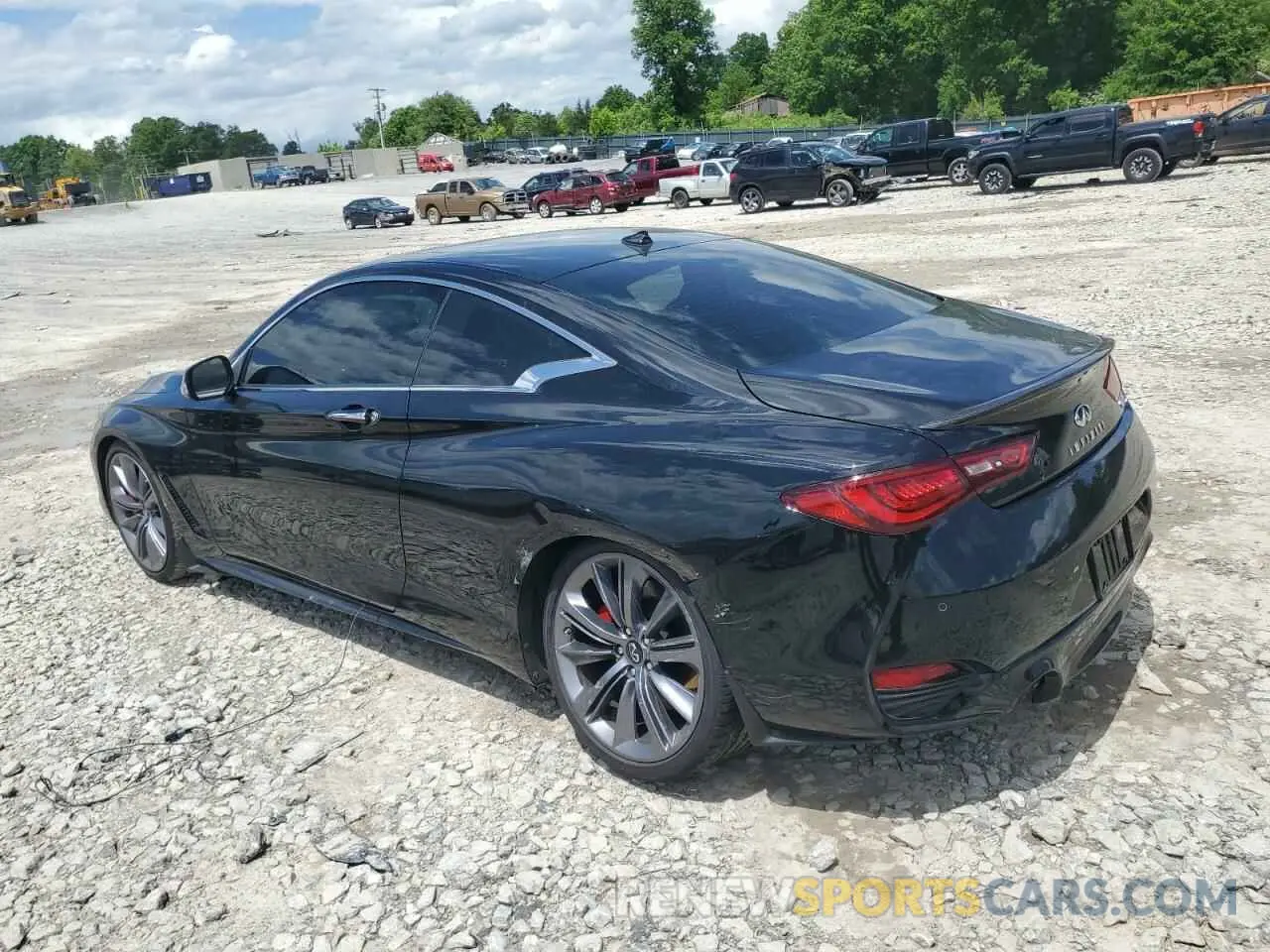 2 Photograph of a damaged car JN1FV7LK4MM530345 INFINITI Q60 2021