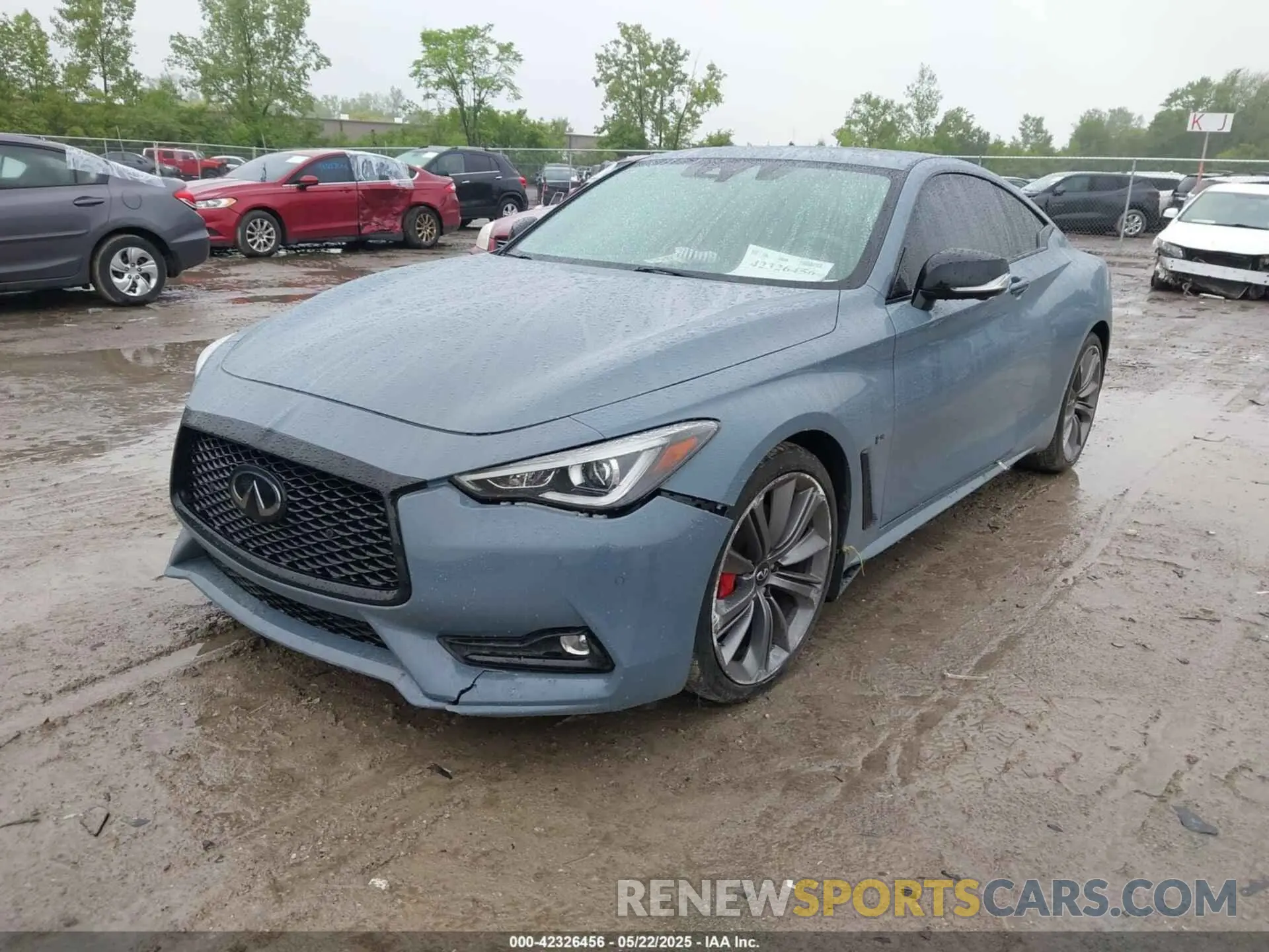 2 Photograph of a damaged car JN1FV7LL1MM560587 INFINITI Q60 2021