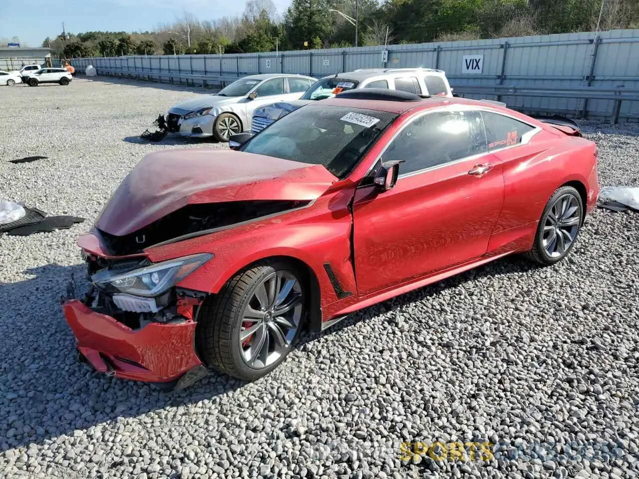 1 Photograph of a damaged car JN1FV7LL3MM560641 INFINITI Q60 2021