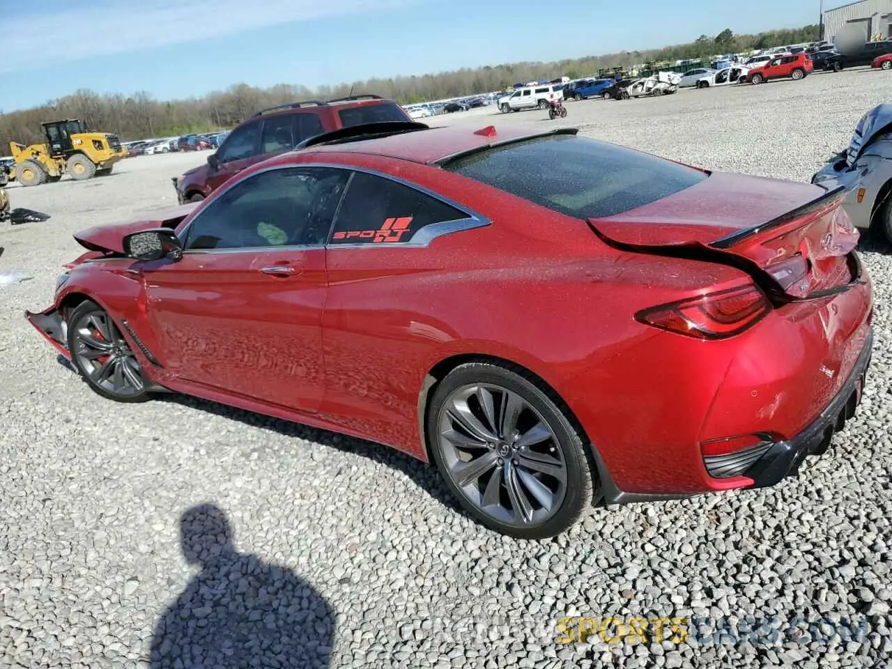 2 Photograph of a damaged car JN1FV7LL3MM560641 INFINITI Q60 2021