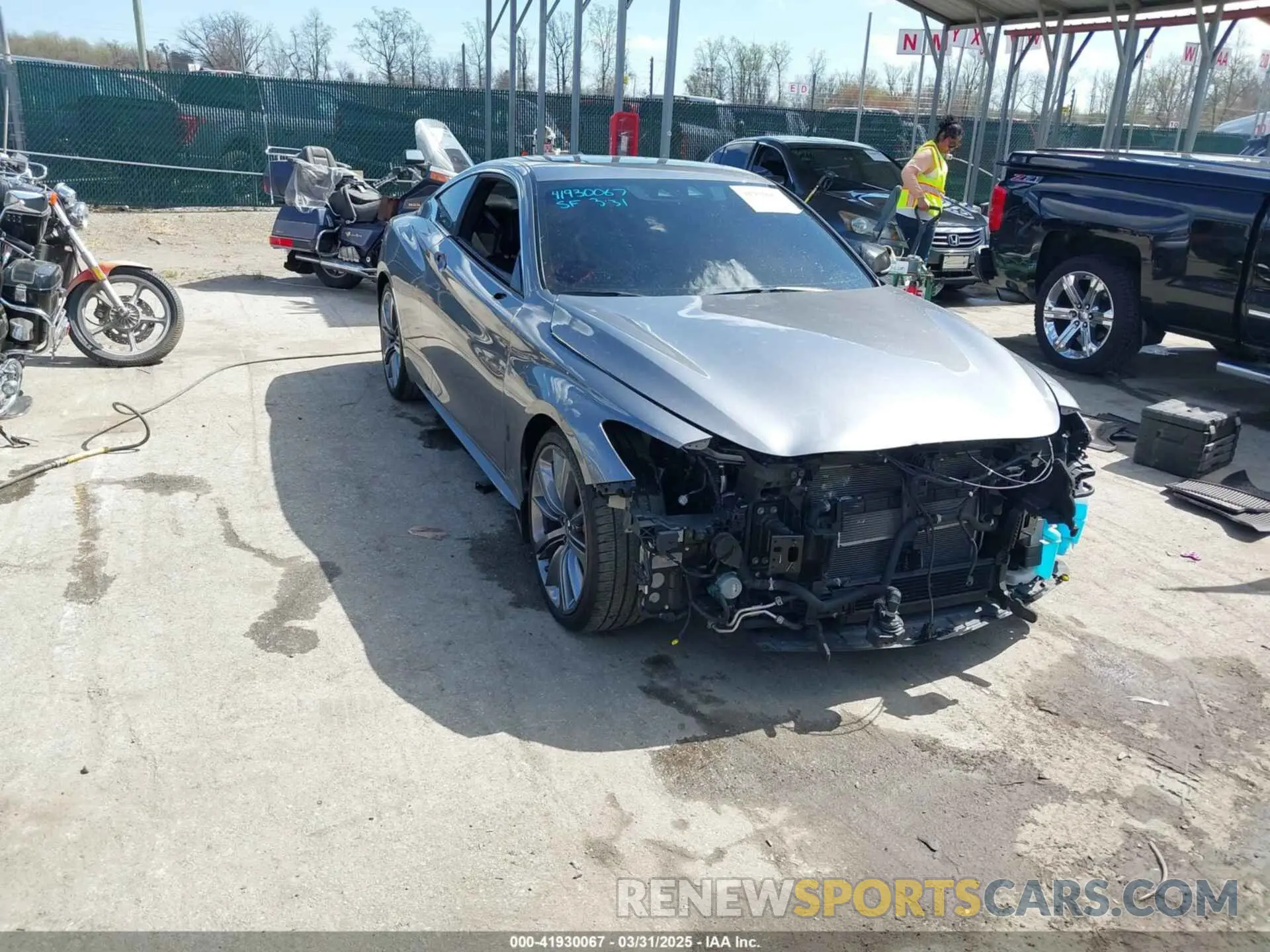 1 Photograph of a damaged car JN1FV7LLXMM560314 INFINITI Q60 2021
