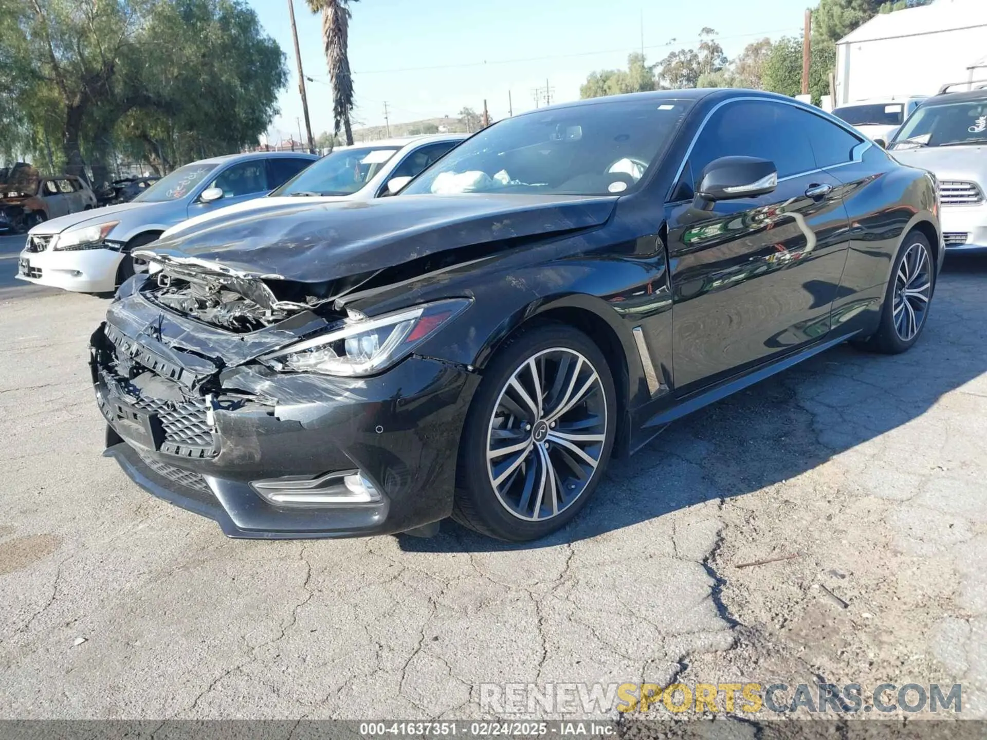2 Photograph of a damaged car JN1EV7KK2NM600262 INFINITI Q60 2022
