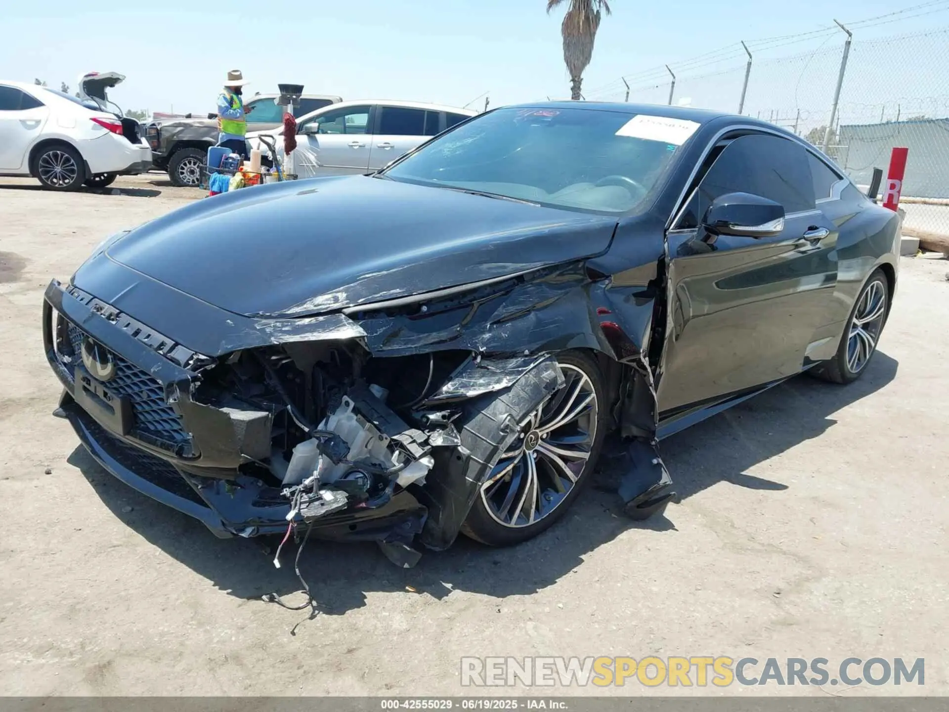 2 Photograph of a damaged car JN1EV7KK4NM600814 INFINITI Q60 2022