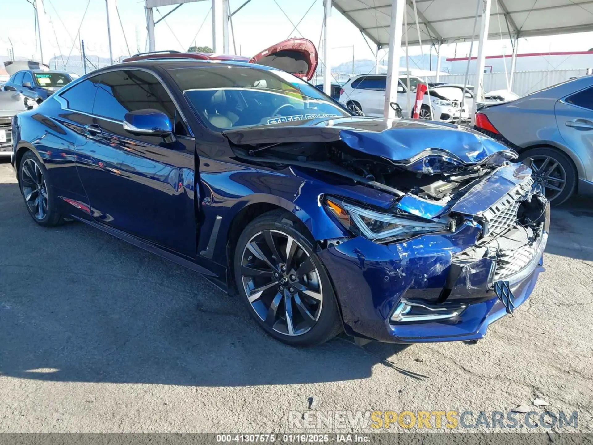 1 Photograph of a damaged car JN1EV7KK5NM600935 INFINITI Q60 2022