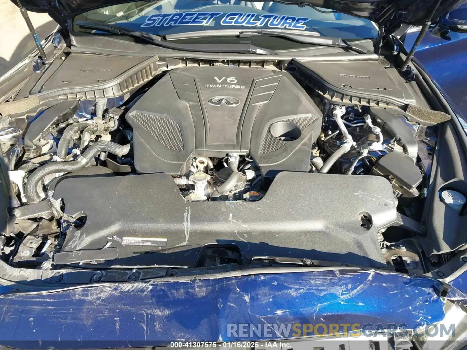 10 Photograph of a damaged car JN1EV7KK5NM600935 INFINITI Q60 2022