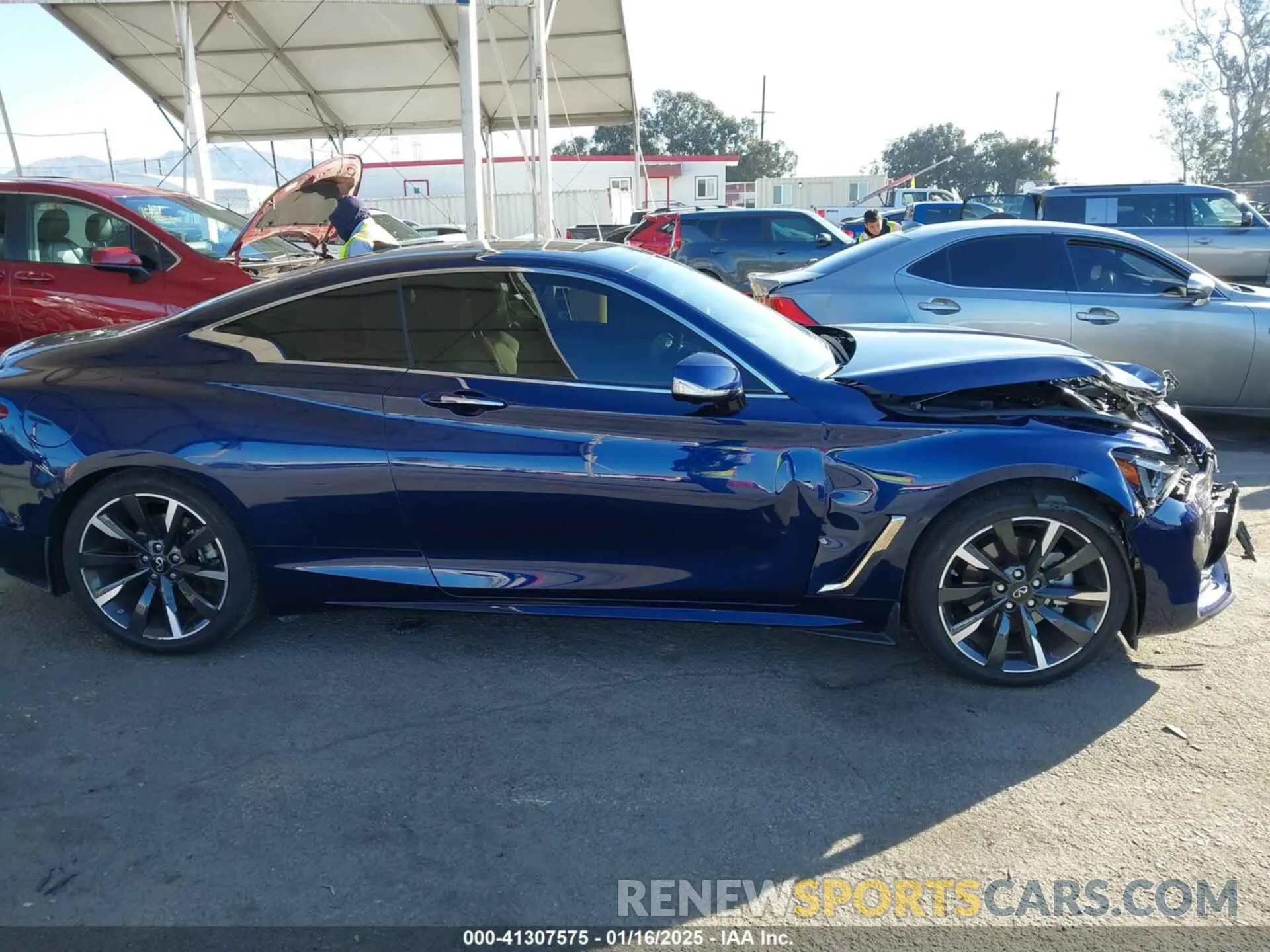 13 Photograph of a damaged car JN1EV7KK5NM600935 INFINITI Q60 2022