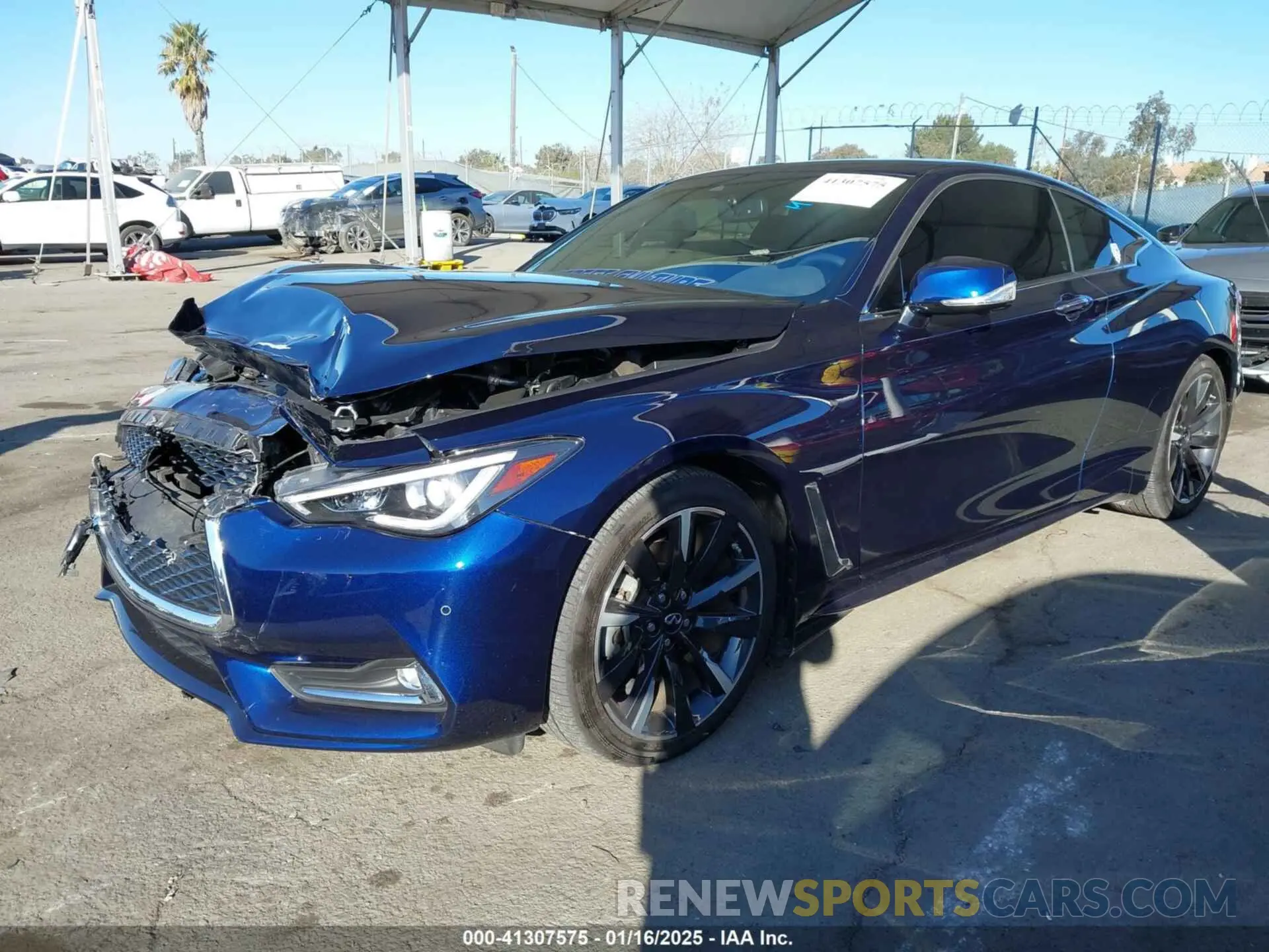 2 Photograph of a damaged car JN1EV7KK5NM600935 INFINITI Q60 2022