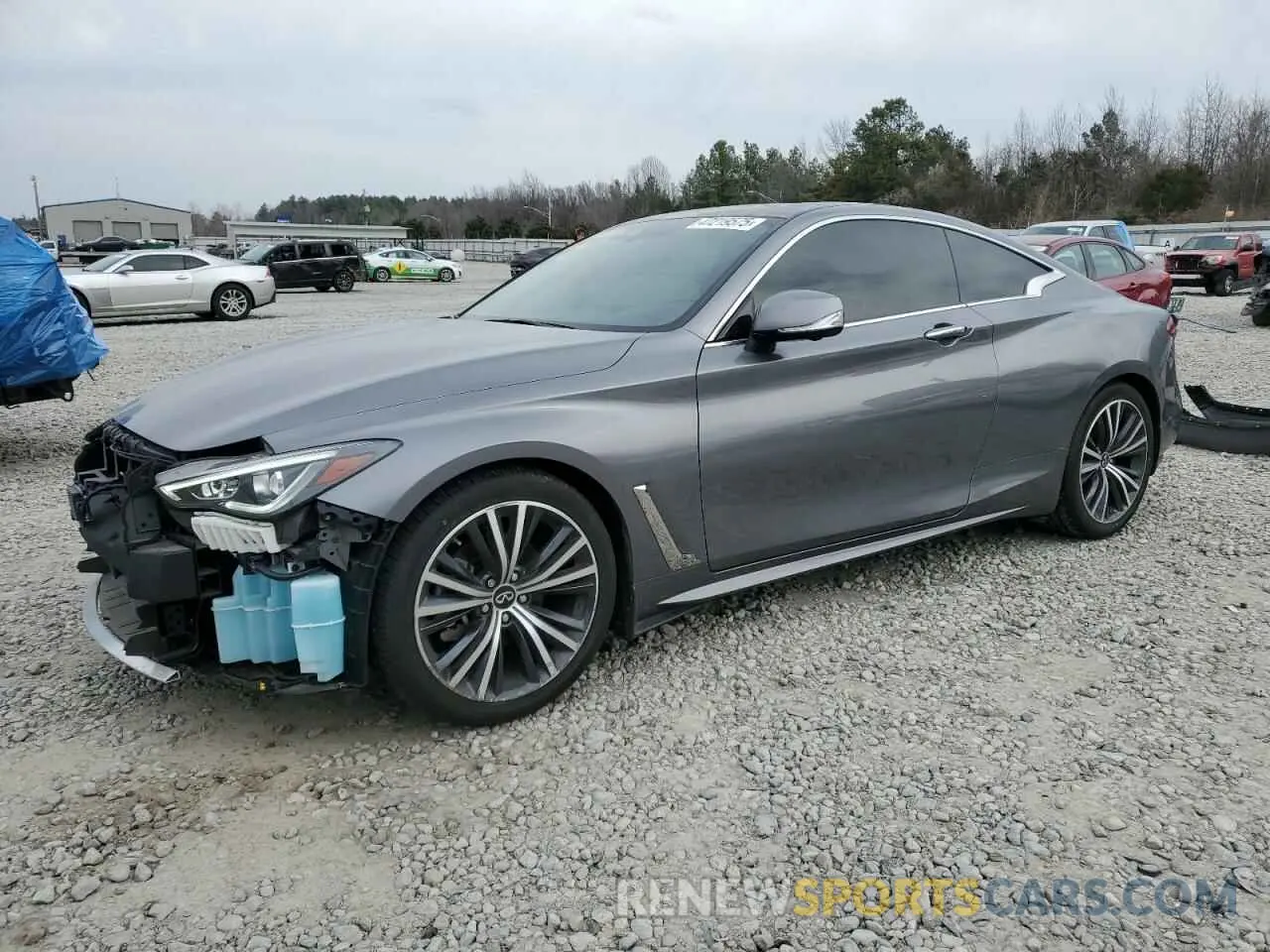 1 Photograph of a damaged car JN1EV7KK9NM600484 INFINITI Q60 2022