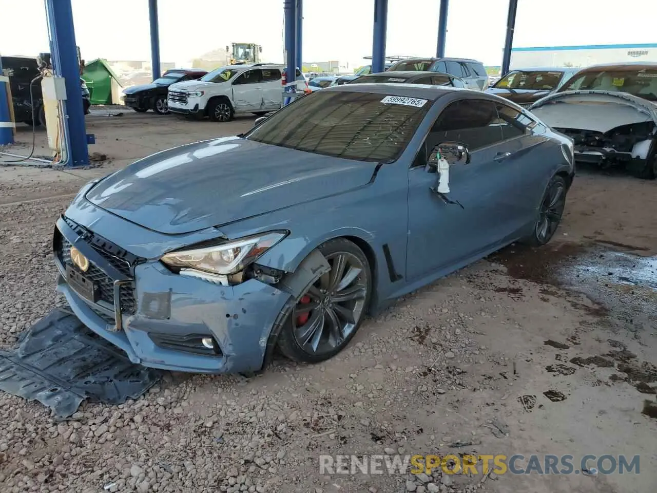 1 Photograph of a damaged car JN1FV7LK5NM660362 INFINITI Q60 2022