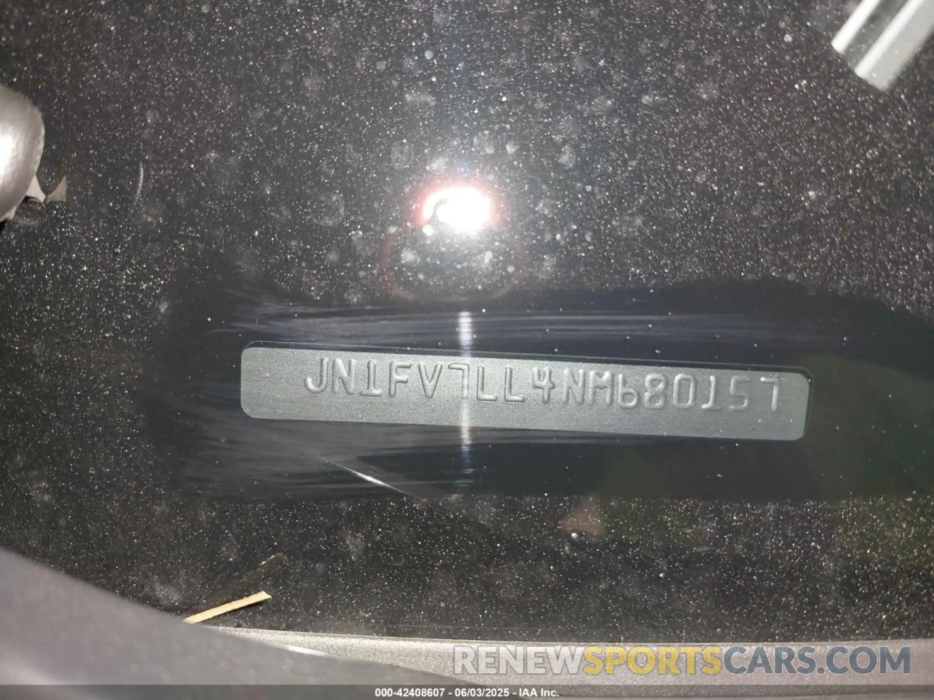 9 Photograph of a damaged car JN1FV7LL4NM680157 INFINITI Q60 2022