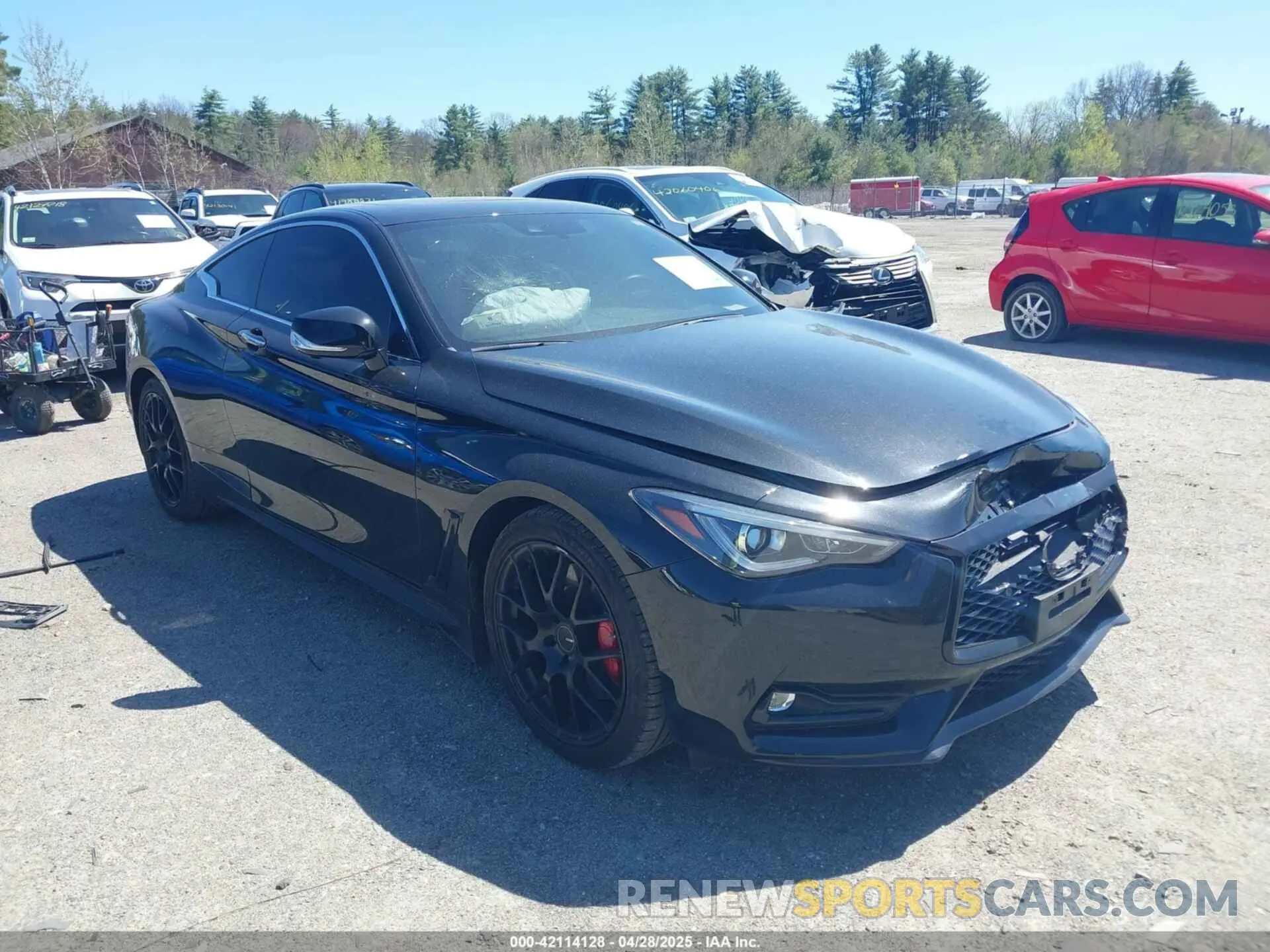 1 Photograph of a damaged car JN1FV7LL5NM680815 INFINITI Q60 2022