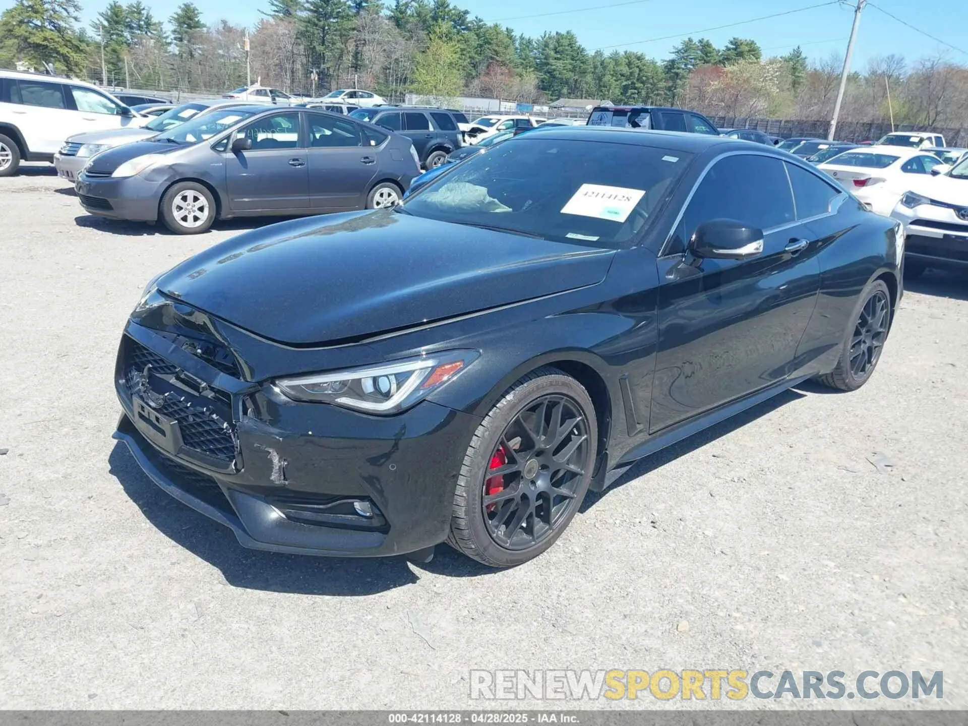 2 Photograph of a damaged car JN1FV7LL5NM680815 INFINITI Q60 2022