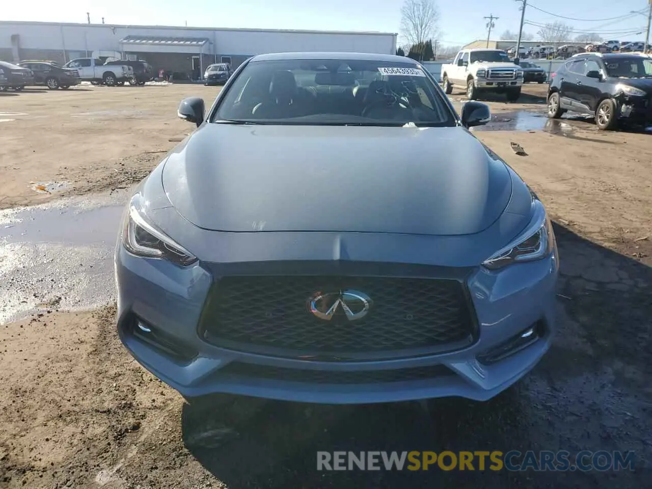 5 Photograph of a damaged car JN1FV7LLXNM681054 INFINITI Q60 2022