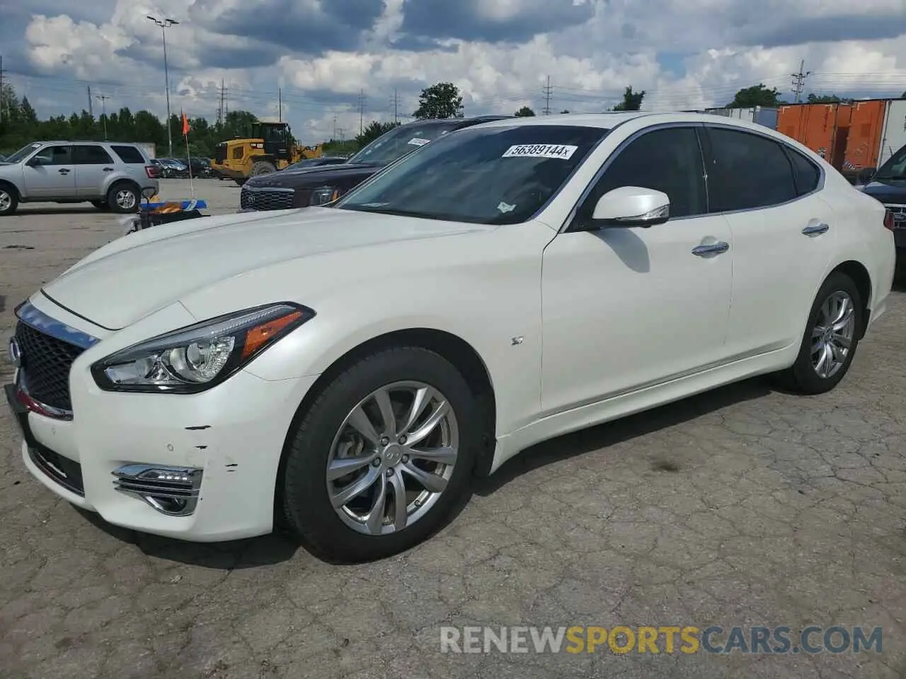 1 Photograph of a damaged car JN1BY1AR1KM585058 INFINITI Q70 2019