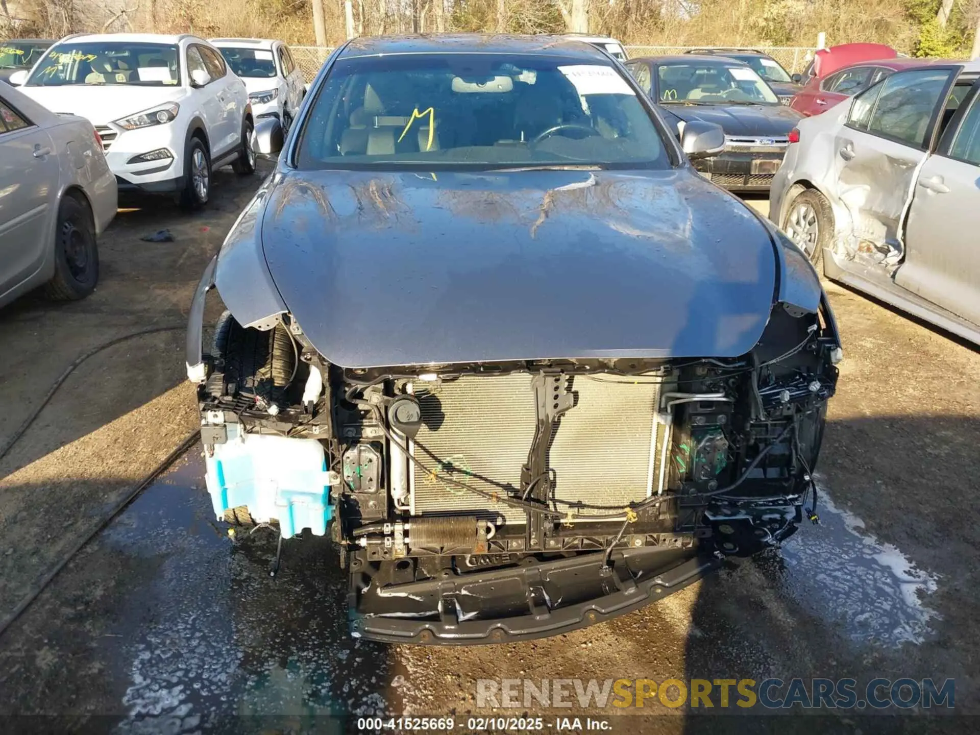 12 Photograph of a damaged car JN1BY1AR3KM585305 INFINITI Q70 2019