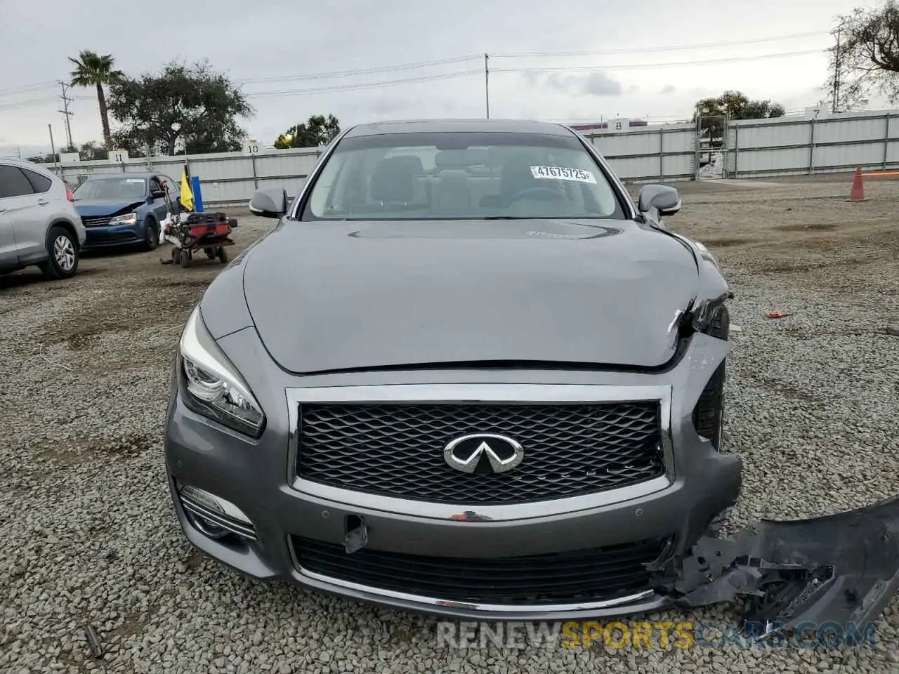 5 Photograph of a damaged car JN1BY1PP5KM685007 INFINITI Q70 2019