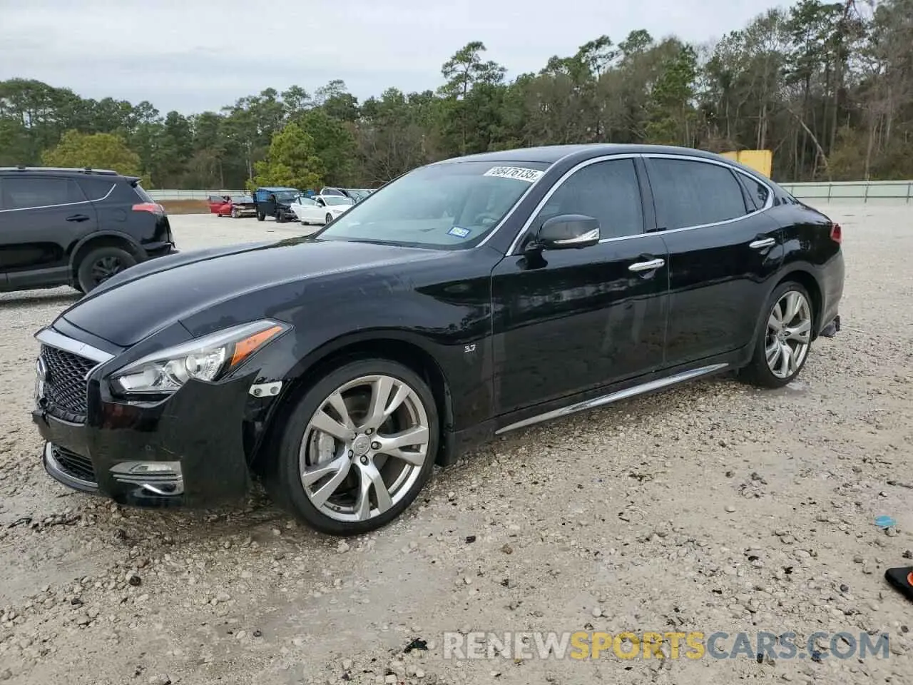 1 Photograph of a damaged car JN1BY1PP9KM685480 INFINITI Q70 2019