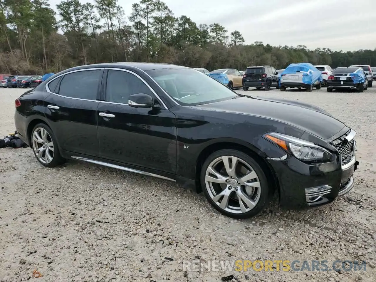 4 Photograph of a damaged car JN1BY1PP9KM685480 INFINITI Q70 2019