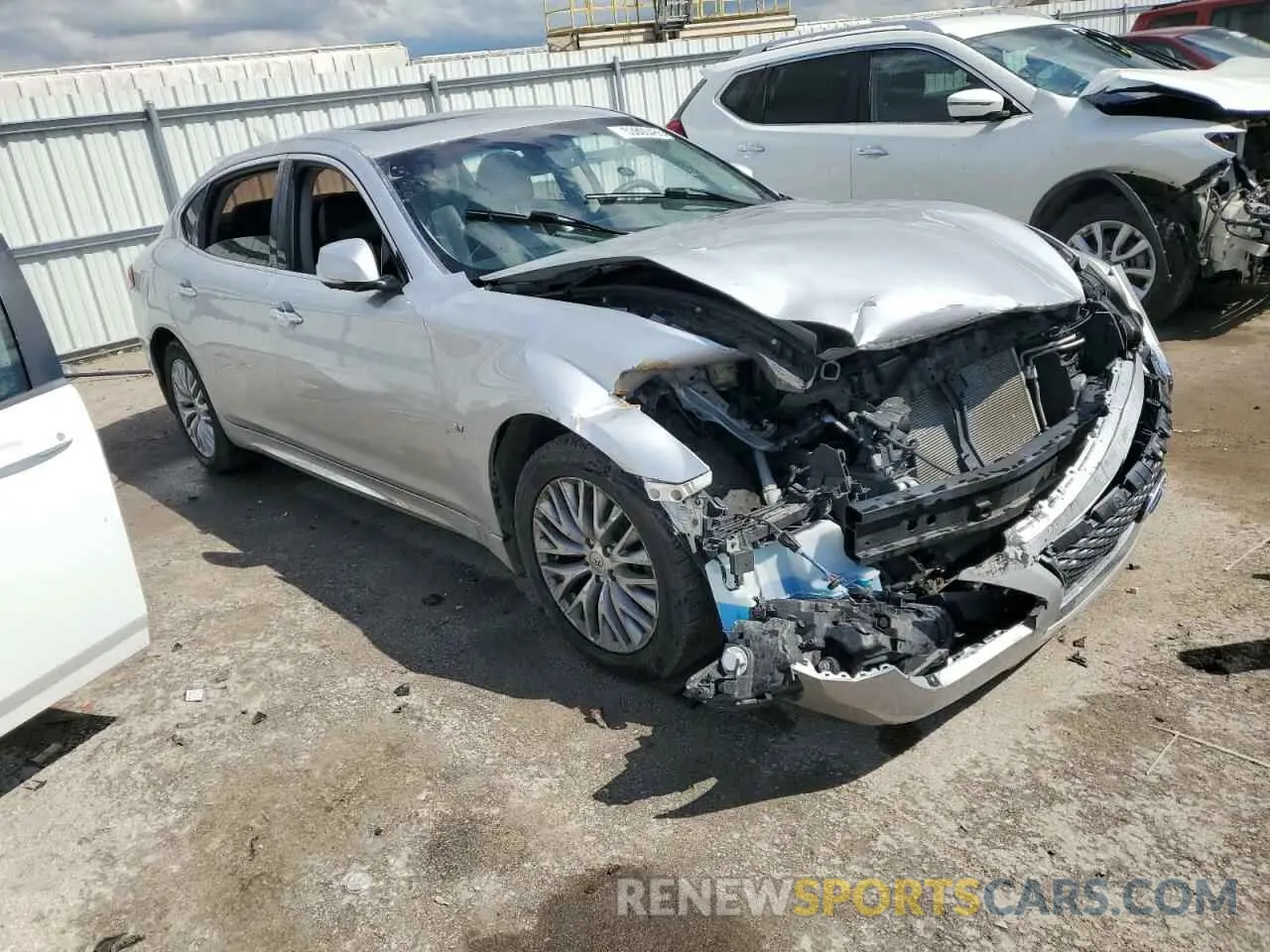 4 Photograph of a damaged car JN1BY1PR5KM725541 INFINITI Q70 2019