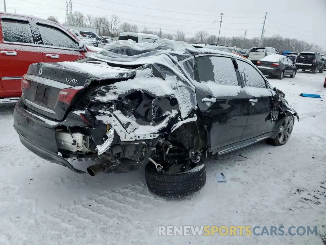 3 Photograph of a damaged car JN1BY1PR6KM720042 INFINITI Q70 2019