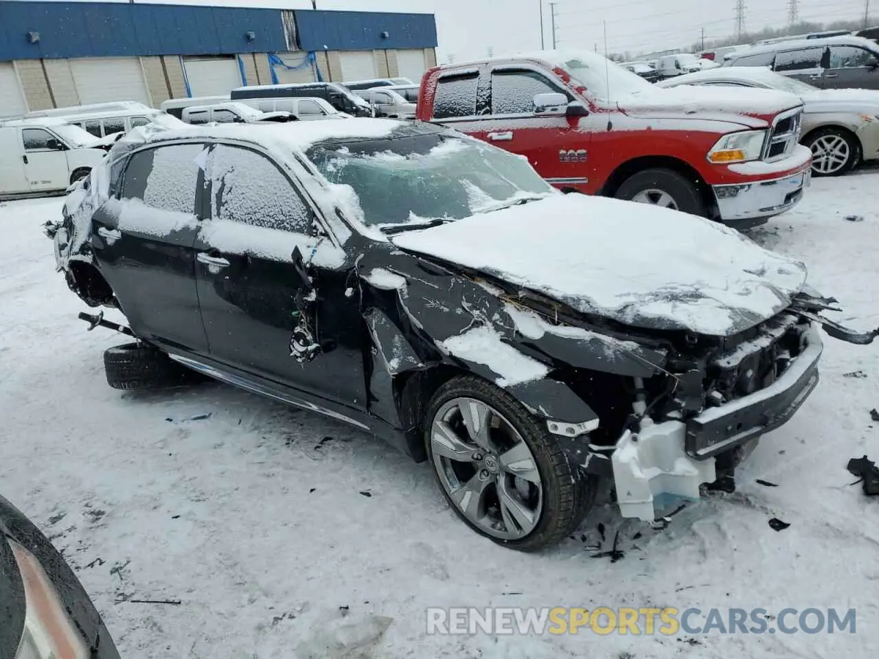 4 Photograph of a damaged car JN1BY1PR6KM720042 INFINITI Q70 2019