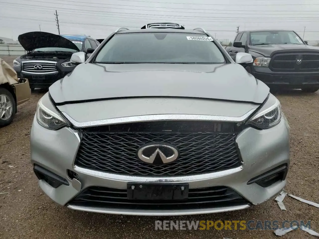 5 Photograph of a damaged car SJKCH5CP0KA009478 INFINITI QX30 2019