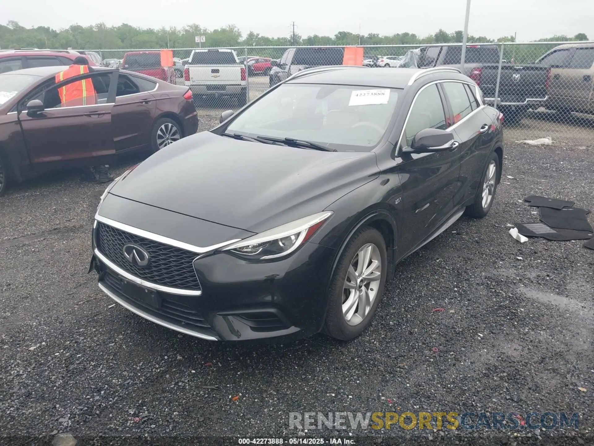 2 Photograph of a damaged car SJKCH5CP3KA011483 INFINITI QX30 2019