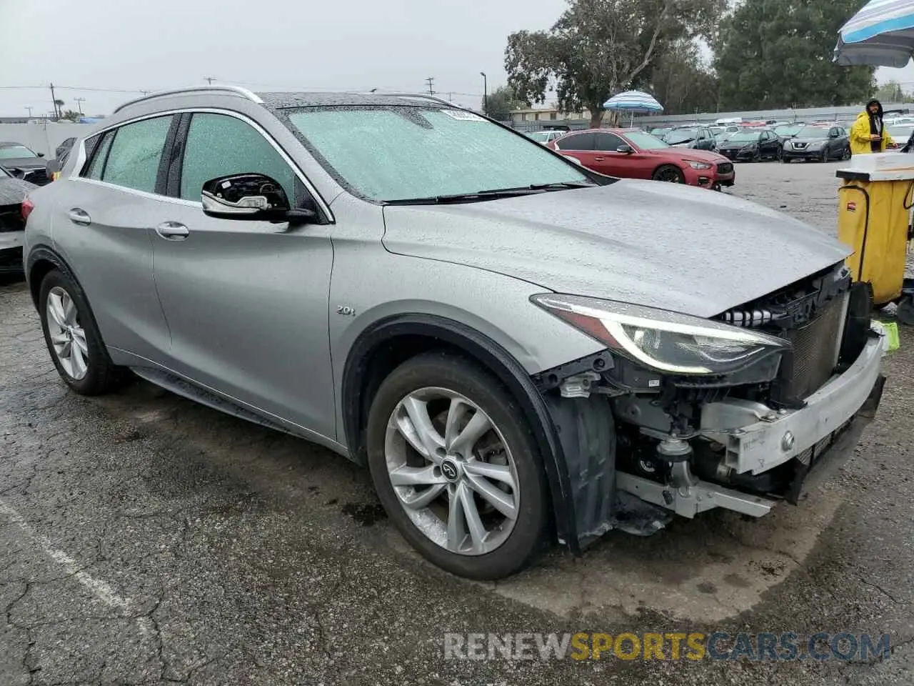 4 Photograph of a damaged car SJKCH5CP4KA011380 INFINITI QX30 2019
