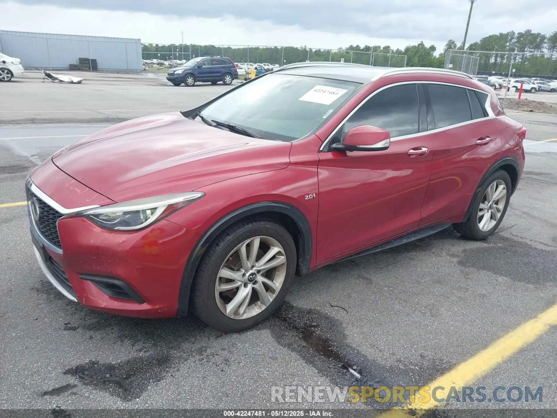 2 Photograph of a damaged car SJKCH5CP5KA010643 INFINITI QX30 2019