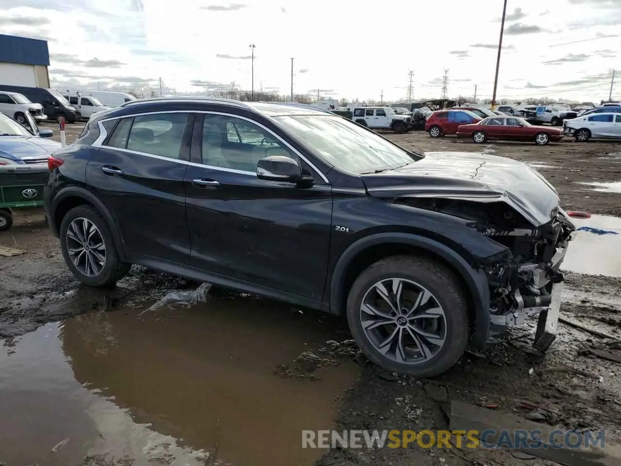 4 Photograph of a damaged car SJKCH5CR1KA008602 INFINITI QX30 2019