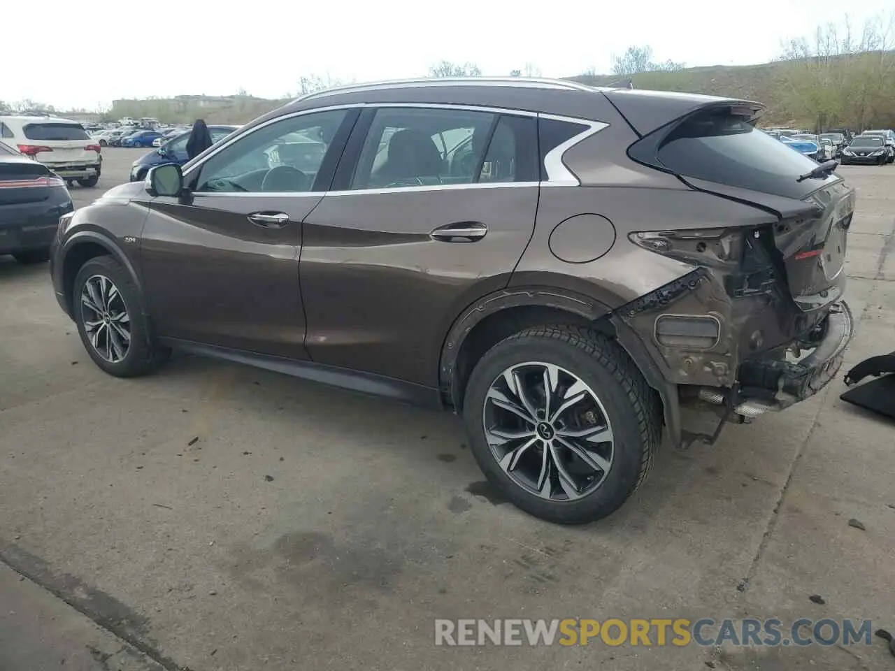 2 Photograph of a damaged car SJKCH5CR1KA009121 INFINITI QX30 2019