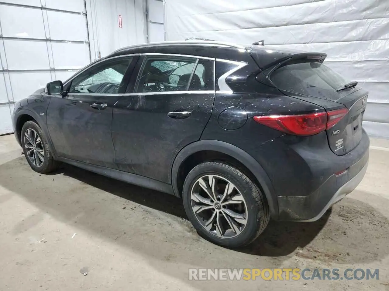 2 Photograph of a damaged car SJKCH5CR5KA010465 INFINITI QX30 2019