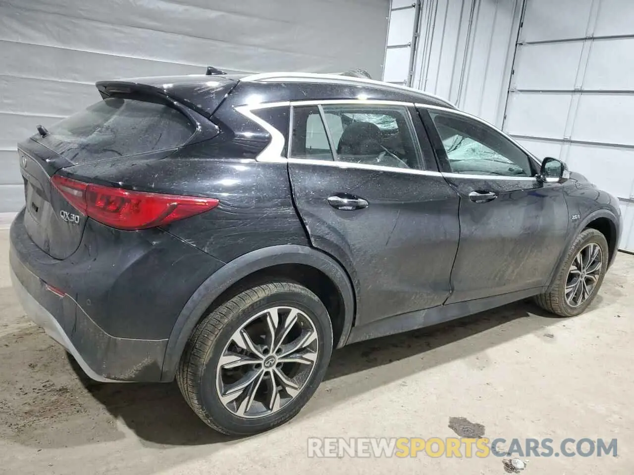 3 Photograph of a damaged car SJKCH5CR5KA010465 INFINITI QX30 2019