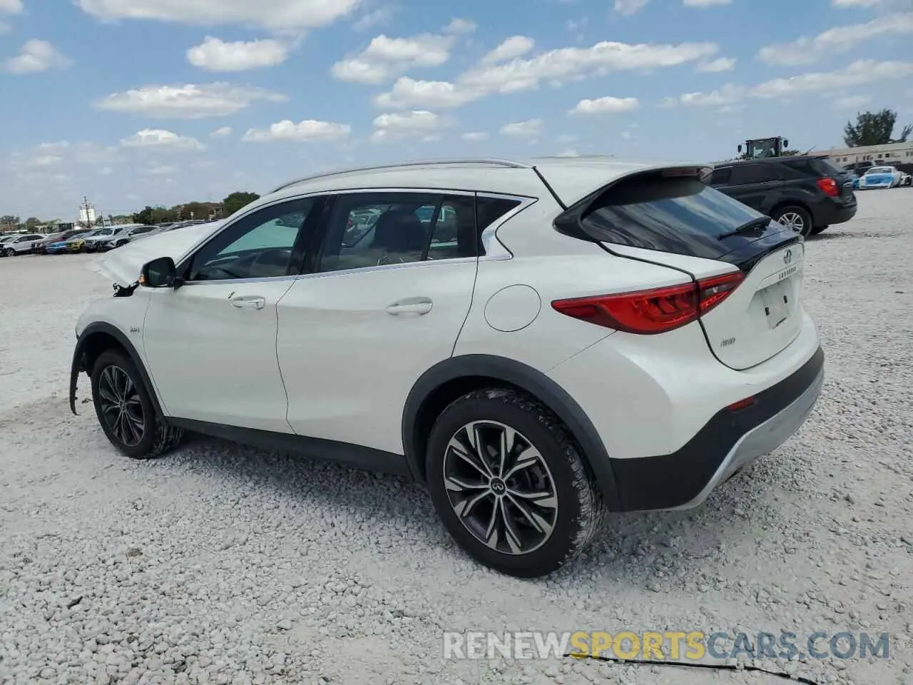 2 Photograph of a damaged car SJKCH5CR7KA009141 INFINITI QX30 2019