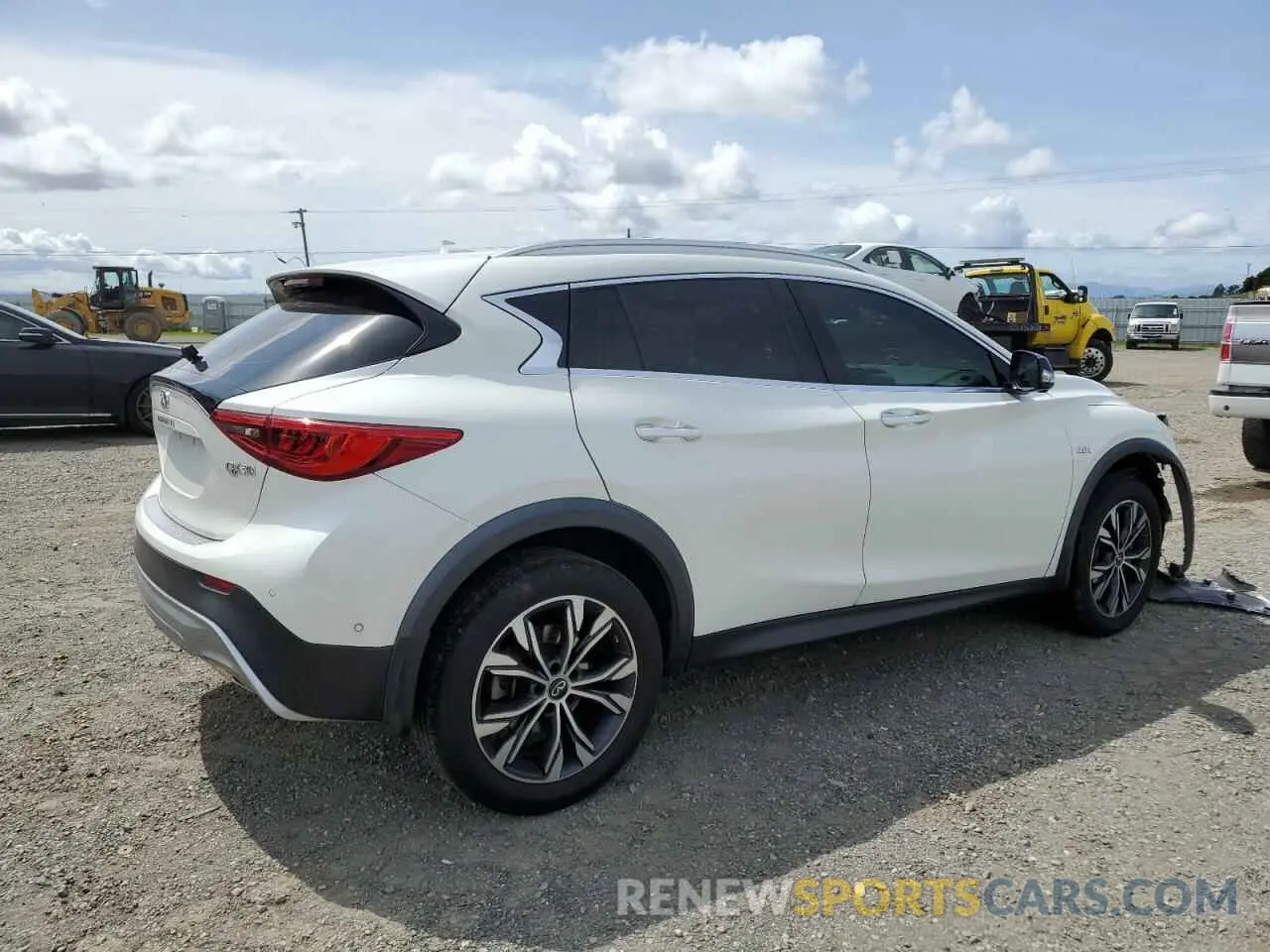 3 Photograph of a damaged car SJKCH5CR7KA011861 INFINITI QX30 2019