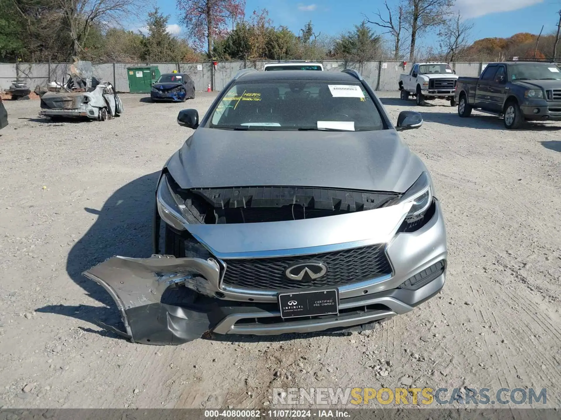 12 Photograph of a damaged car SJKCH5CRXKA011966 INFINITI QX30 2019
