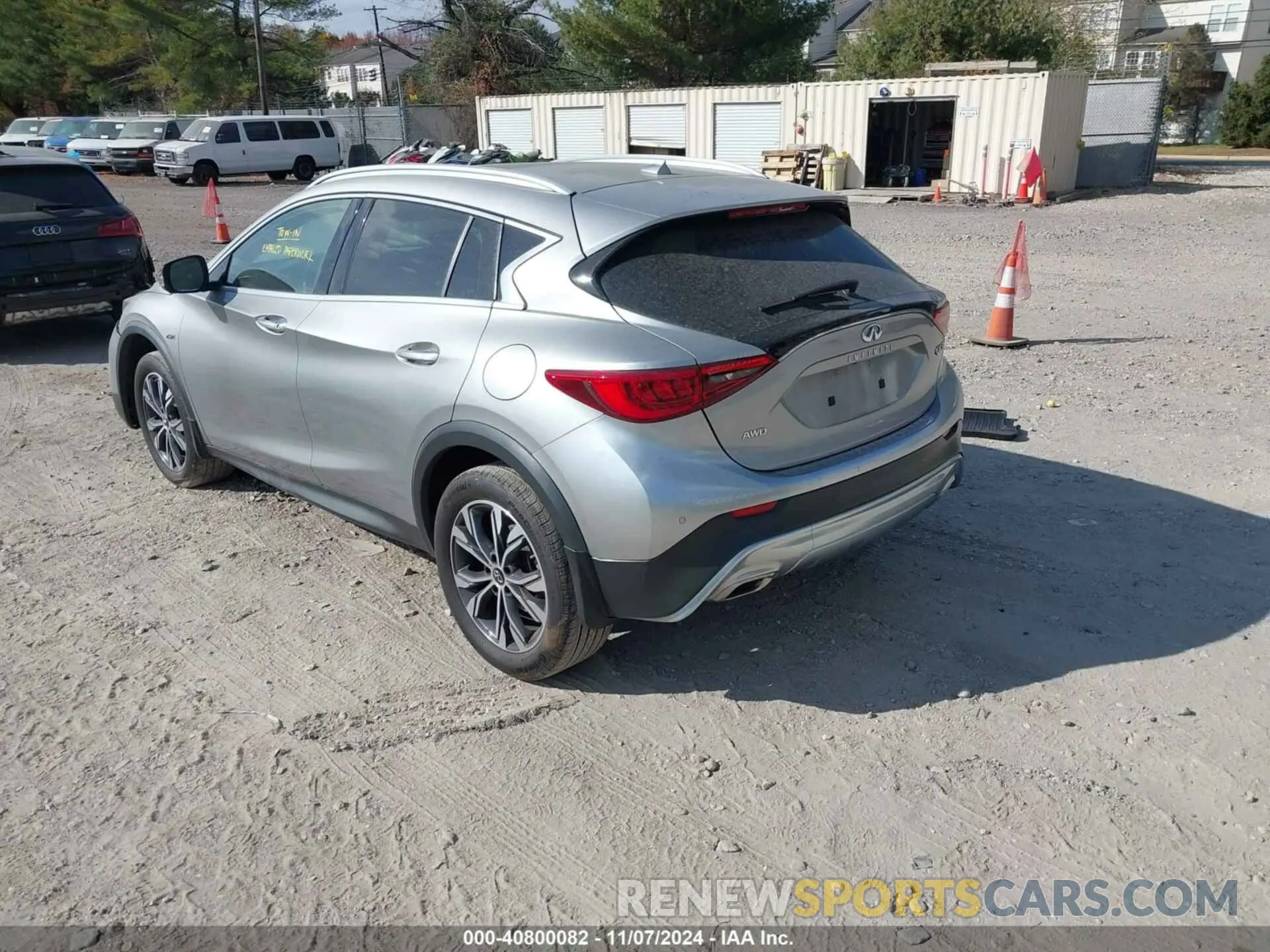 3 Photograph of a damaged car SJKCH5CRXKA011966 INFINITI QX30 2019
