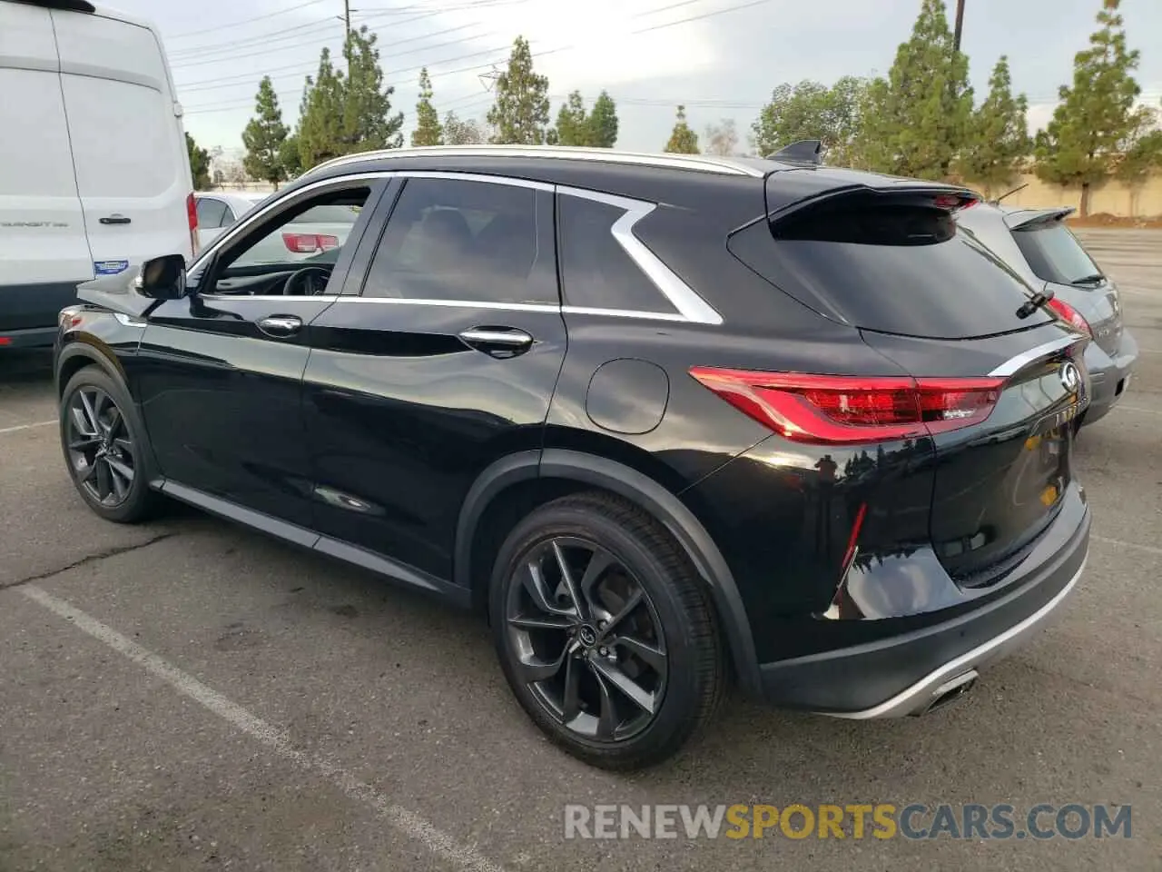 2 Photograph of a damaged car 3PCAJ5M10KF103991 INFINITI QX50 2019