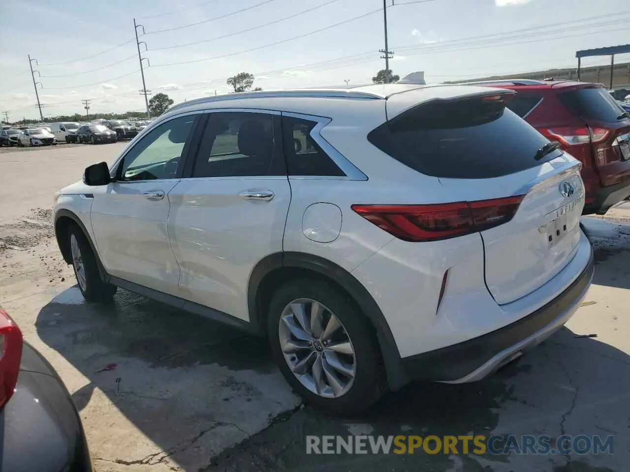 2 Photograph of a damaged car 3PCAJ5M10KF130740 INFINITI QX50 2019