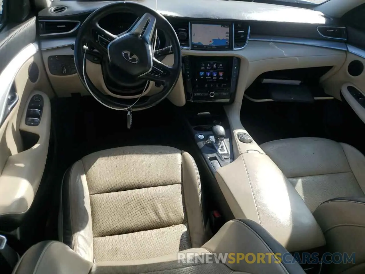 8 Photograph of a damaged car 3PCAJ5M10KF130740 INFINITI QX50 2019