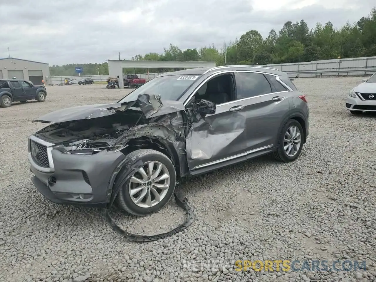 1 Photograph of a damaged car 3PCAJ5M10KF144752 INFINITI QX50 2019