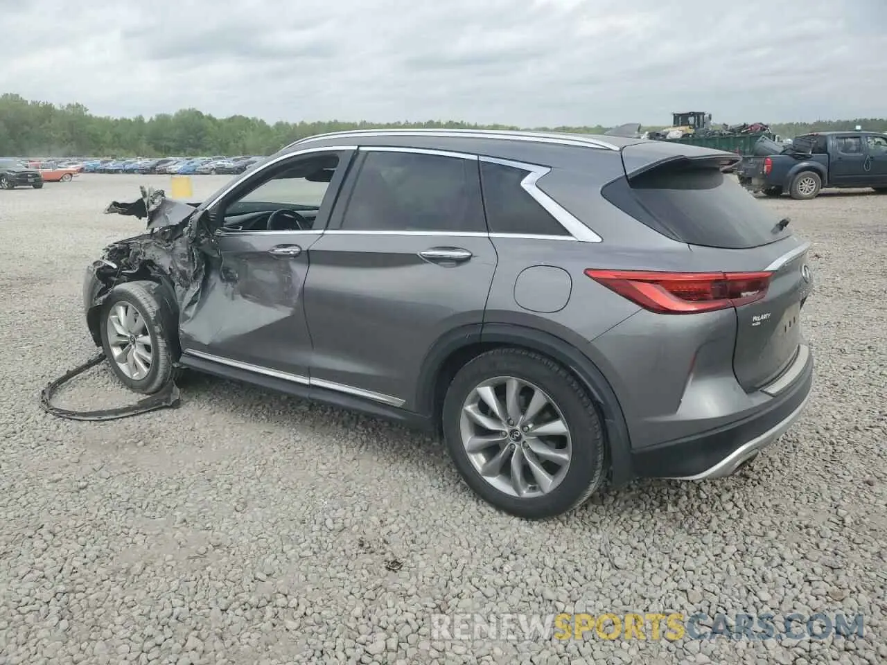 2 Photograph of a damaged car 3PCAJ5M10KF144752 INFINITI QX50 2019