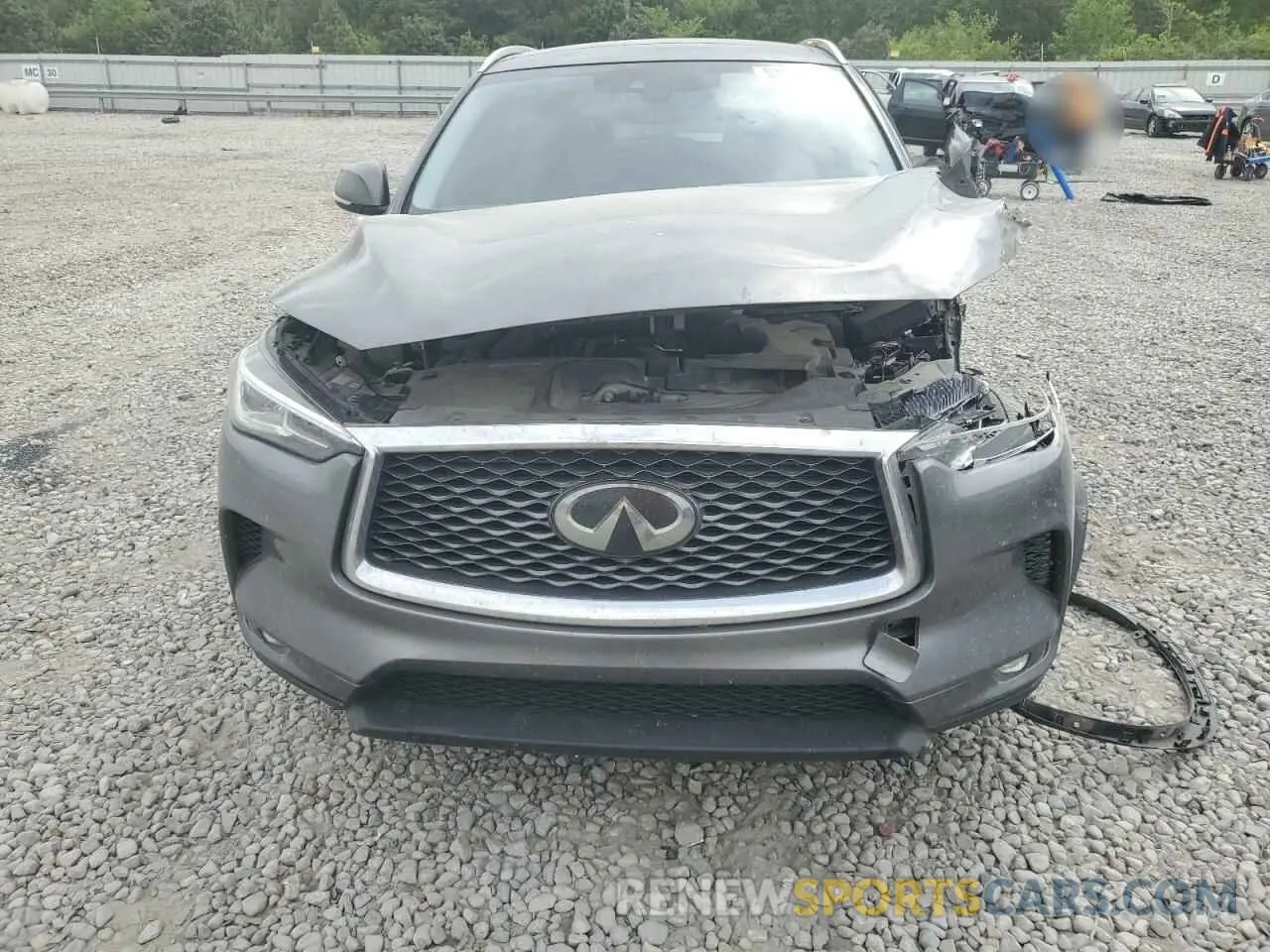 5 Photograph of a damaged car 3PCAJ5M10KF144752 INFINITI QX50 2019