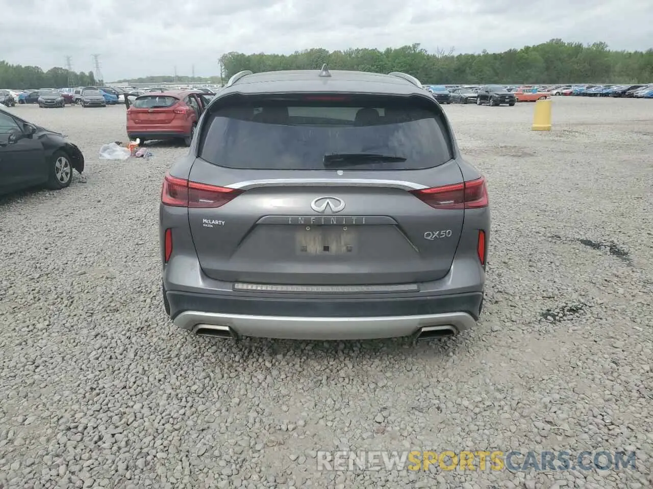 6 Photograph of a damaged car 3PCAJ5M10KF144752 INFINITI QX50 2019
